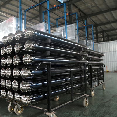 137x1860mm Μεγάλο μέγεθος Ηλιακό σωλήνα συλλέκτη υψηλής απόδοσης Τρία στόχο όλα γυάλινα θερμικά ηλιακό σωλήνα κενού